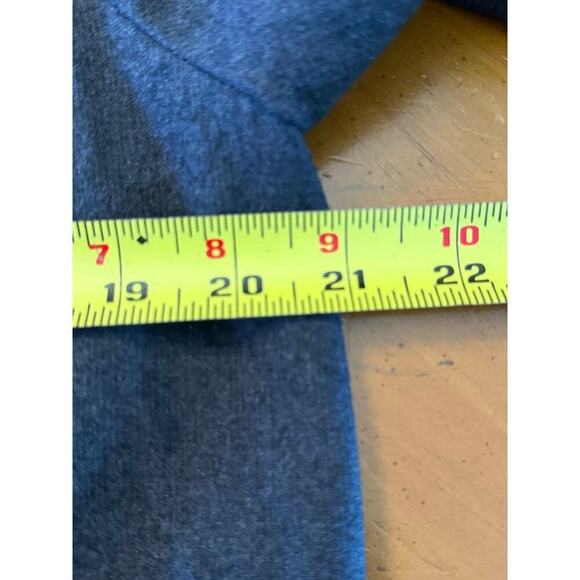 Madewell NWOT Flannel Latitude Shirt Dress Shift Wool Charcoal Grey Size Medium - Picture 10 of 11